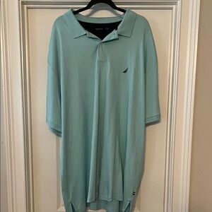 Nautica Men's Aqua Polo Shirt
